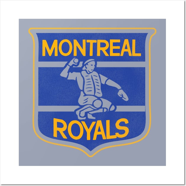 Defunct Montreal Royals Crest Baseball Team Wall Art by Defunctland